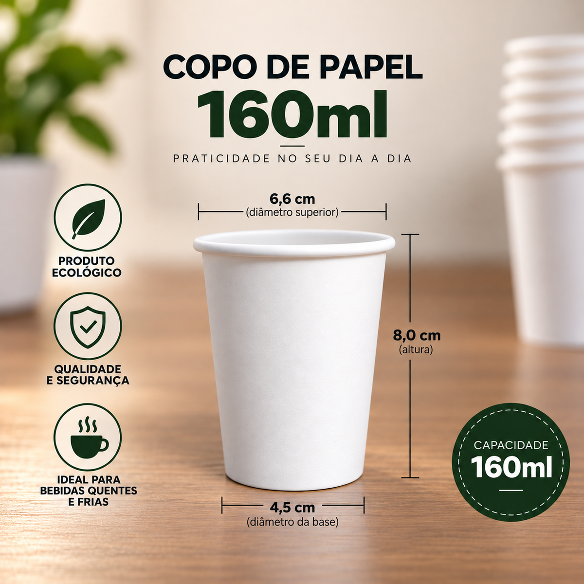 Copos de papel