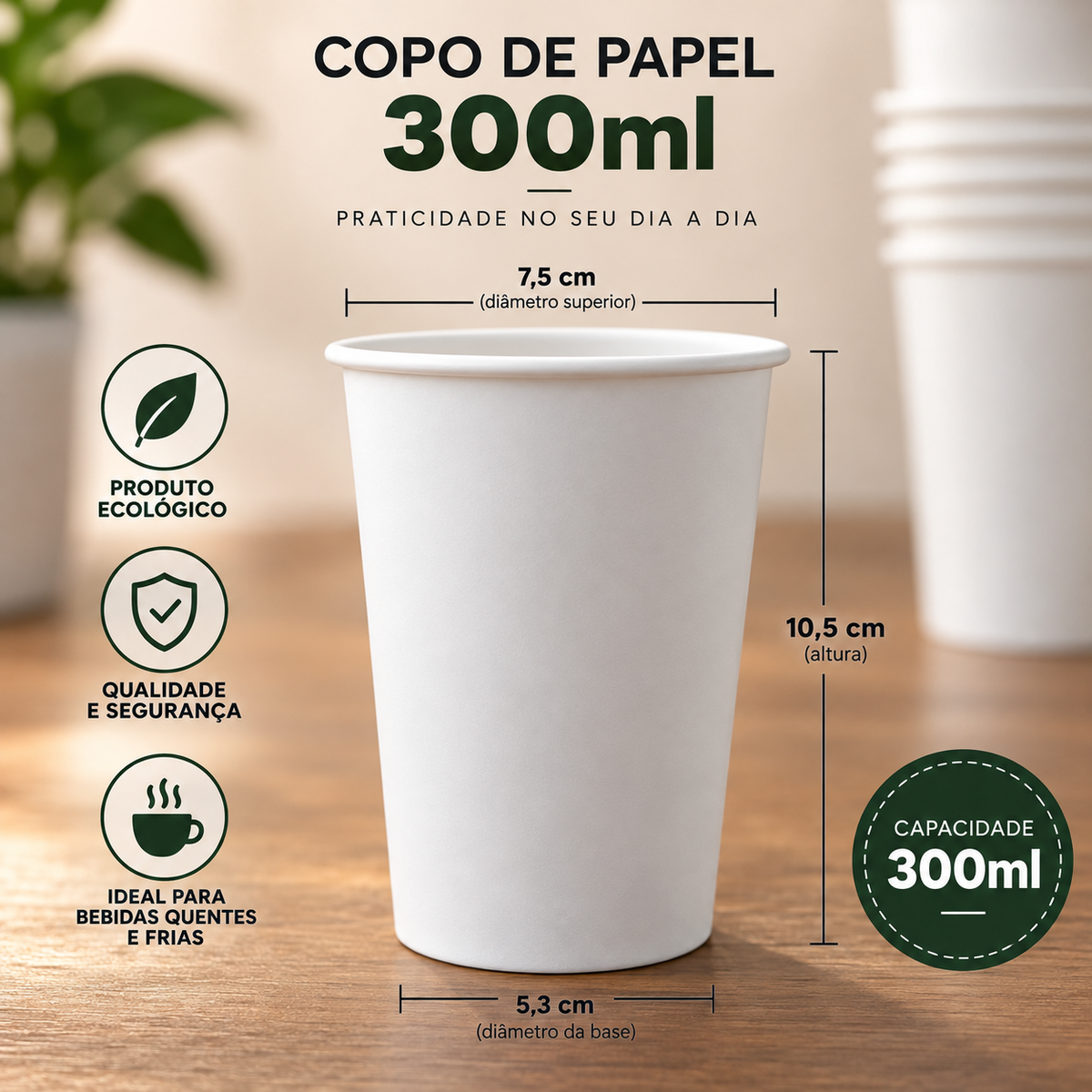 Copos de papel