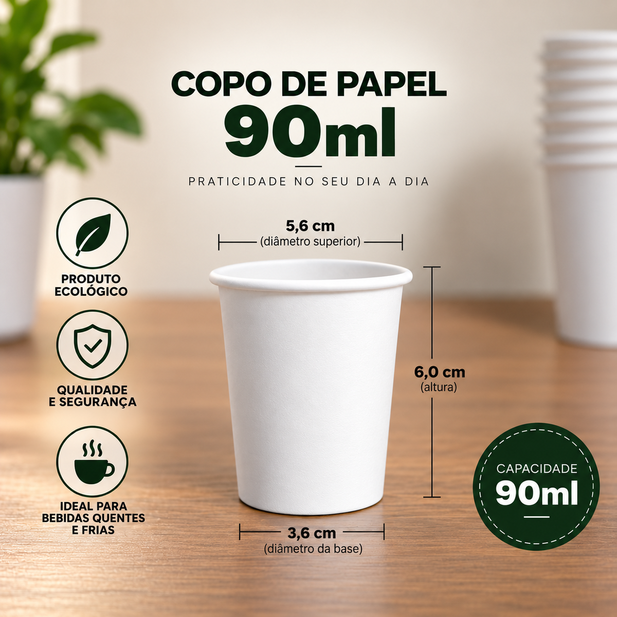 Copos de papel