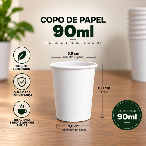 Copos de papel