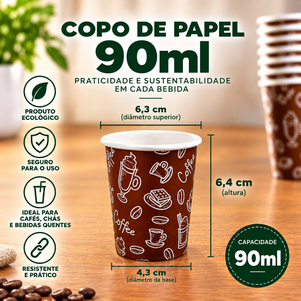 Copos Linha Cafezinho